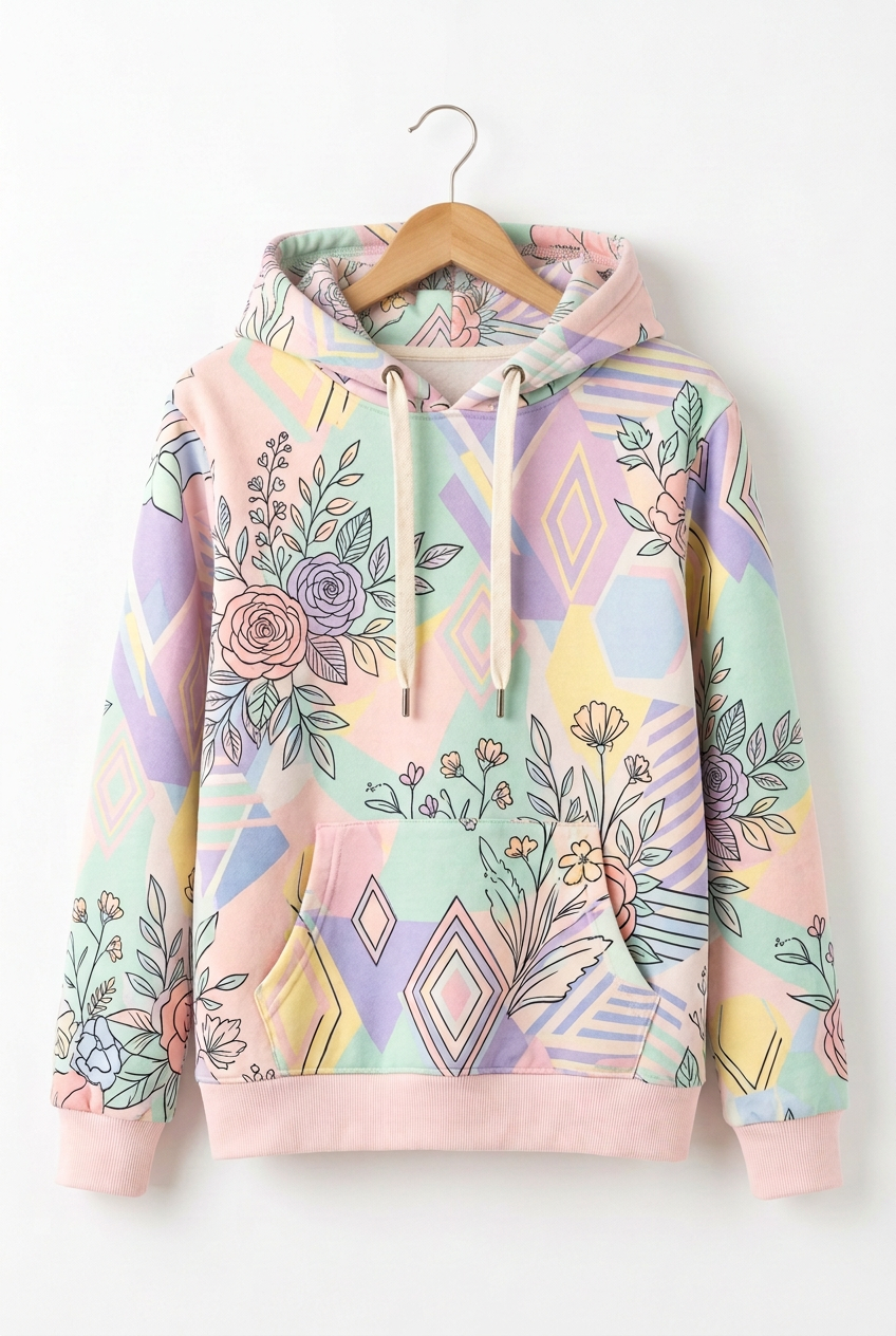 Cute Graphic Hoodie for Girls
